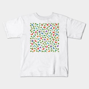 Colorful birds Kids T-Shirt